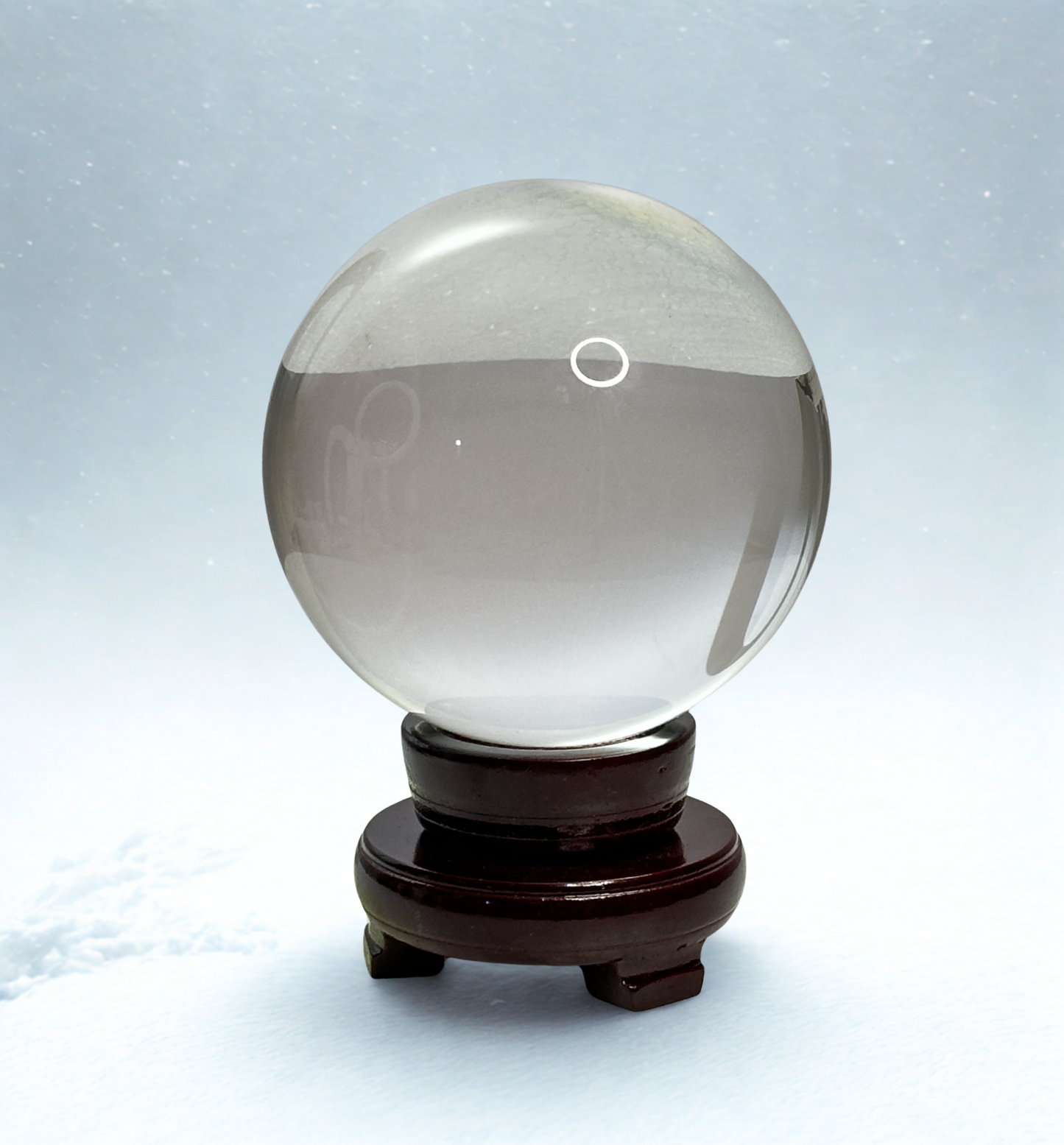 Esfera de Cristal para Meditación y Decoración Zen - Energía Positiva