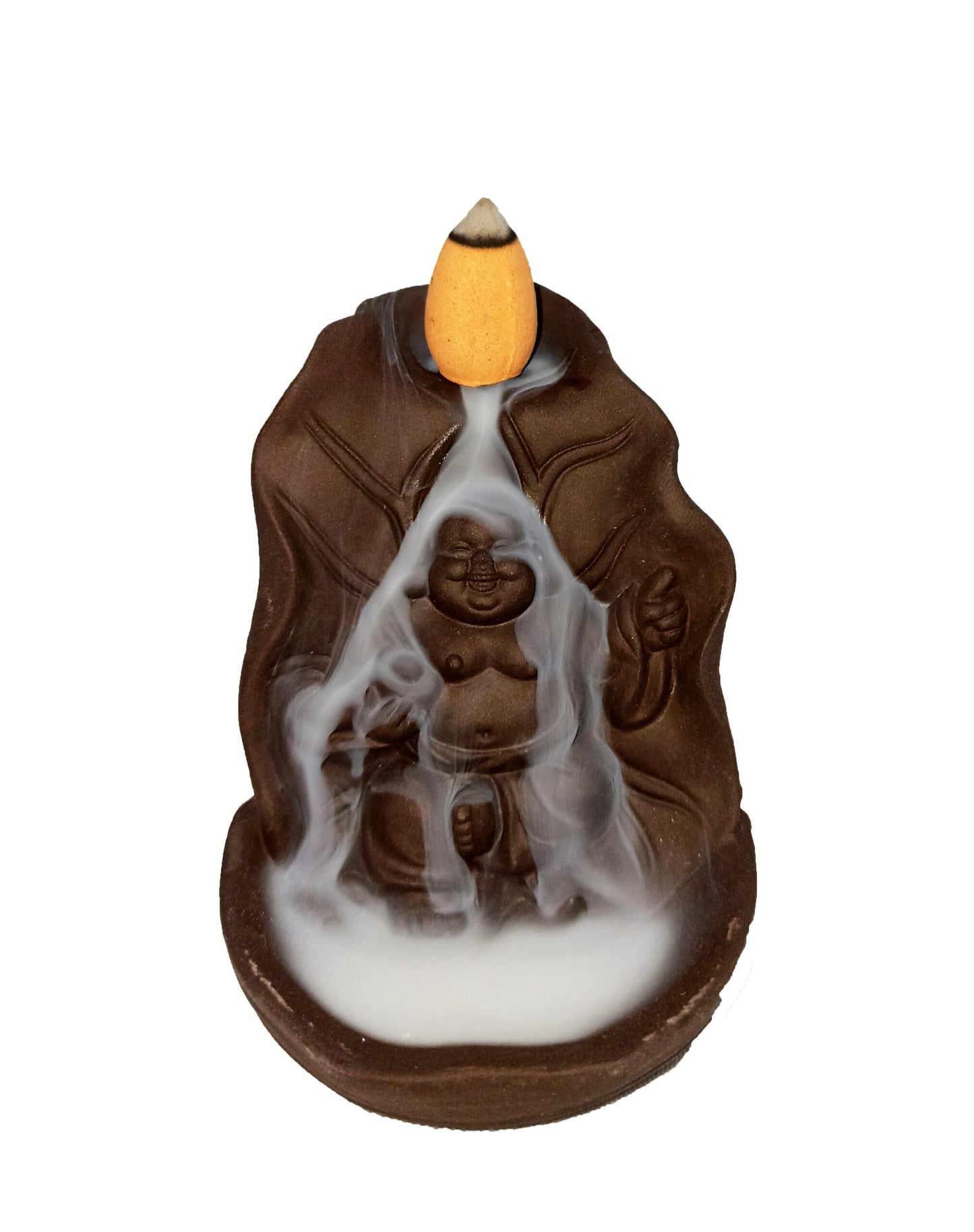 QUEMADOR INCIENSO DE REFLUJO - Monje y Buda