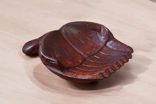 Cuenco Mano de Madera - Bandeja Decorativa Zen para Meditación