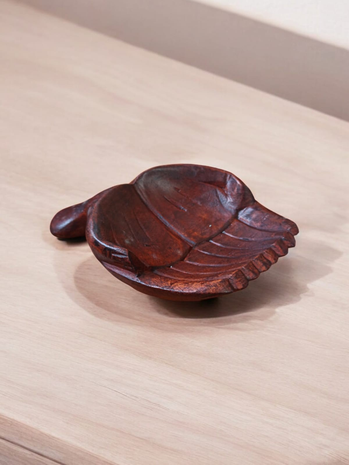 Cuenco Mano de Madera - Bandeja Decorativa Zen para Meditación
